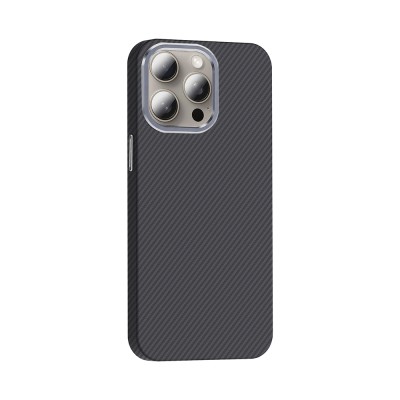 Apple iPhone 15 Pro Case Magsafe Charging Feature Carbon Fiber Look Zore Gros Cover - 10