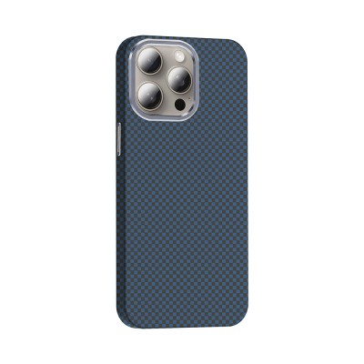 Apple iPhone 15 Pro Case Magsafe Charging Feature Carbon Fiber Look Zore Gros Cover - 8