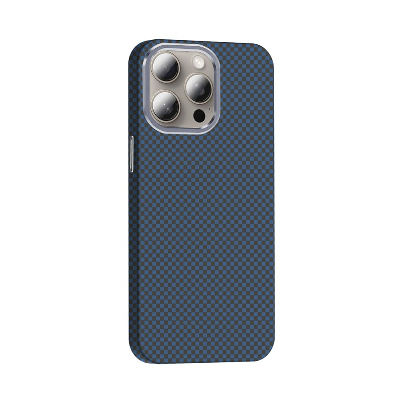 Apple iPhone 15 Pro Case Magsafe Charging Feature Carbon Fiber Look Zore Gros Cover - 8