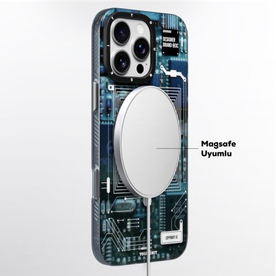 Apple iPhone 15 Pro Case Magsafe Charging Featured Youngkit 360° Stand Technology Series Cover - 9