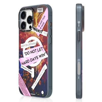 Apple iPhone 15 Pro Case Youngkit A-City Series Cover with Magsafe Charging Feature - 6