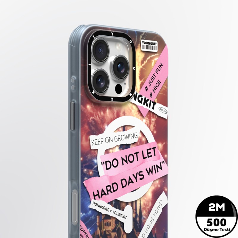 Apple iPhone 15 Pro Case Youngkit A-City Series Cover with Magsafe Charging Feature - 9