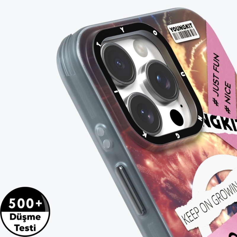 Apple iPhone 15 Pro Case Youngkit A-City Series Cover with Magsafe Charging Feature - 14