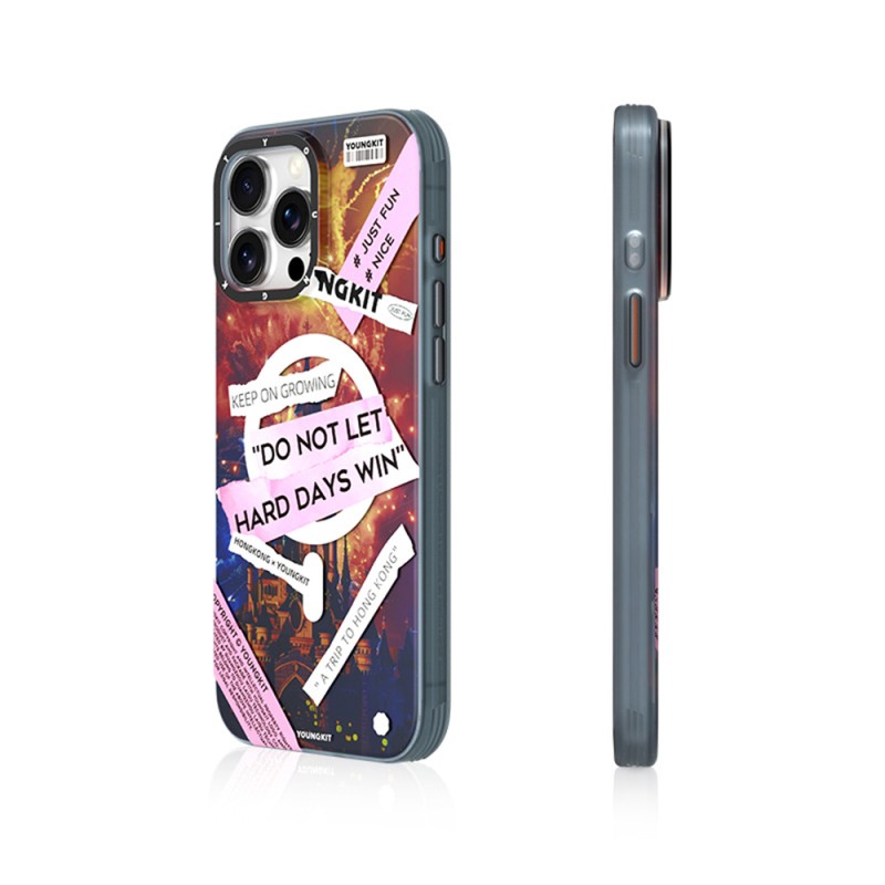 Apple iPhone 15 Pro Case Youngkit A-City Series Cover with Magsafe Charging Feature - 16