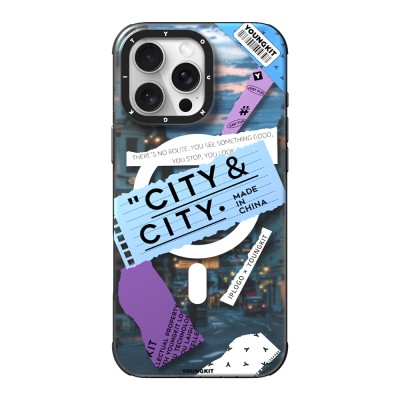 Apple iPhone 15 Pro Case Youngkit A-City Series Cover with Magsafe Charging Feature - 4