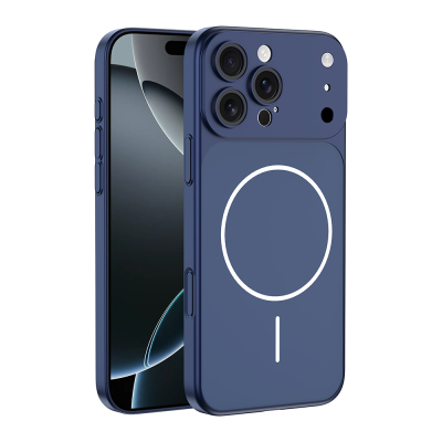 Apple iPhone 15 Pro Case Zore M-Safe Charging Camera Protection Spark Cover - Zore