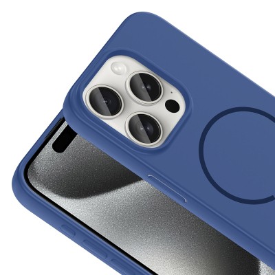 Apple iPhone 15 Pro Case Zore Meta Cover with M-safe Charging Feature - 16