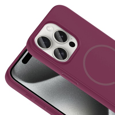Apple iPhone 15 Pro Case Zore Meta Cover with M-safe Charging Feature - 20
