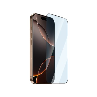 Apple iPhone 15 Pro CaseWorld Applicator Serisi 2.5D Eyesafe Mavi Işık Teknolojili 0.33mm Temperli Cam Ekran Koruyucu + Uygulama Aparatı - 4