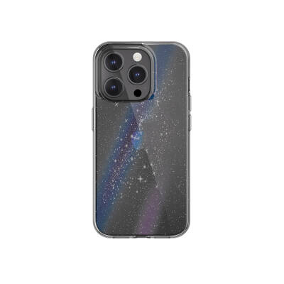 Apple iPhone 15 Pro Kılıf Çift Katmanlı IMD Baskılı Bumper Lisanslı Switcheasy Cosmos Nebula Kapak - Switcheasy