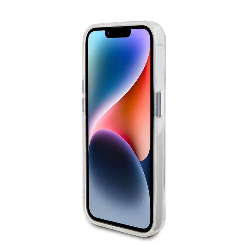 Apple iPhone 15 Pro Kılıf Ferrari M-safe Şarj Özellikli Standlı Buzlu Yüzey Dizayn Kapak - 26