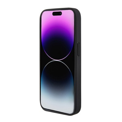 Apple iPhone 15 Pro Kılıf Ferrari Orjinal Lisanslı Deri Dikişli Arka Yüzey Metal Logo Tasarımlı Kapak - 9