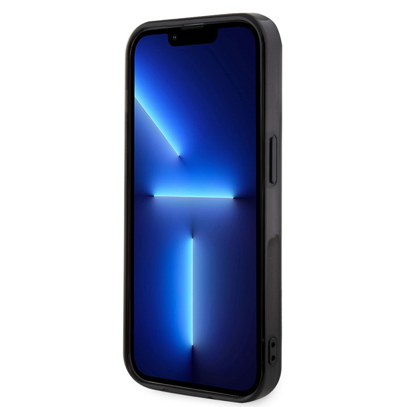 Apple iPhone 15 Pro Kılıf Ferrari Orjinal Lisanslı M-safe Şarj Özellikli Transparan Renk Geçişli Iridescent Kapak - 6