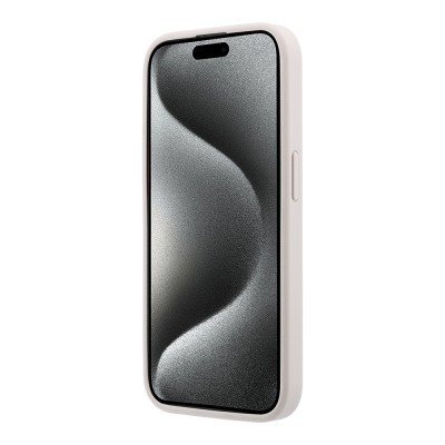Apple iPhone 15 Pro Kılıf Guess Orjinal Lisanslı M-safe Kabartmalı 4G Desenli Yazı Logolu Kapak - 6