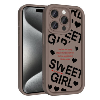 Apple iPhone 15 Pro Kılıf Kamera Korumalı Baskılı Arka Yüzey Zore Klas Kapak - Zore