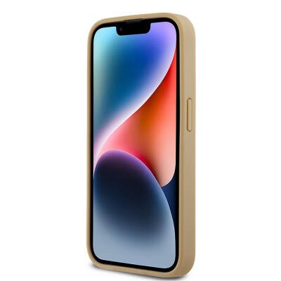 Apple iPhone 15 Pro Kılıf Karl Lagerfeld Orjinal Lisanslı M-safe Şarj Özellikli KL Yazılı Hot Stamp Kapak - 11