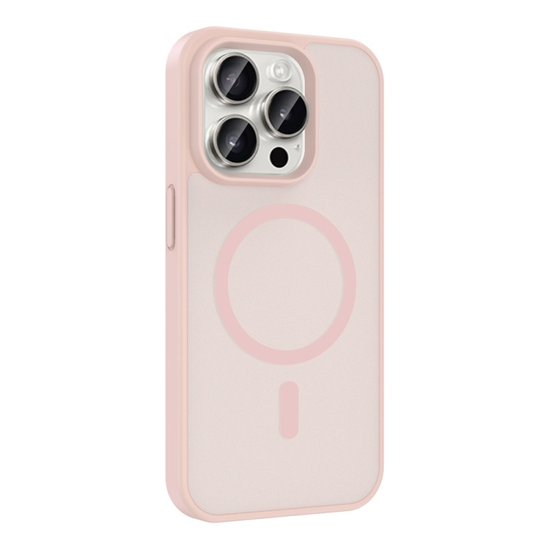 Apple iPhone 15 Pro Kılıf M-safe Şarj Özellikli Zore Babet Kapak - 6