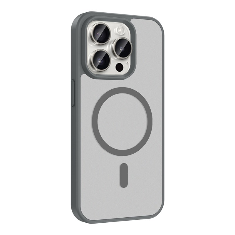 Apple iPhone 15 Pro Kılıf M-safe Şarj Özellikli Zore Babet Kapak - 8