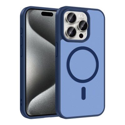 Apple iPhone 15 Pro Kılıf M-safe Şarj Özellikli Zore Babet Kapak - 5