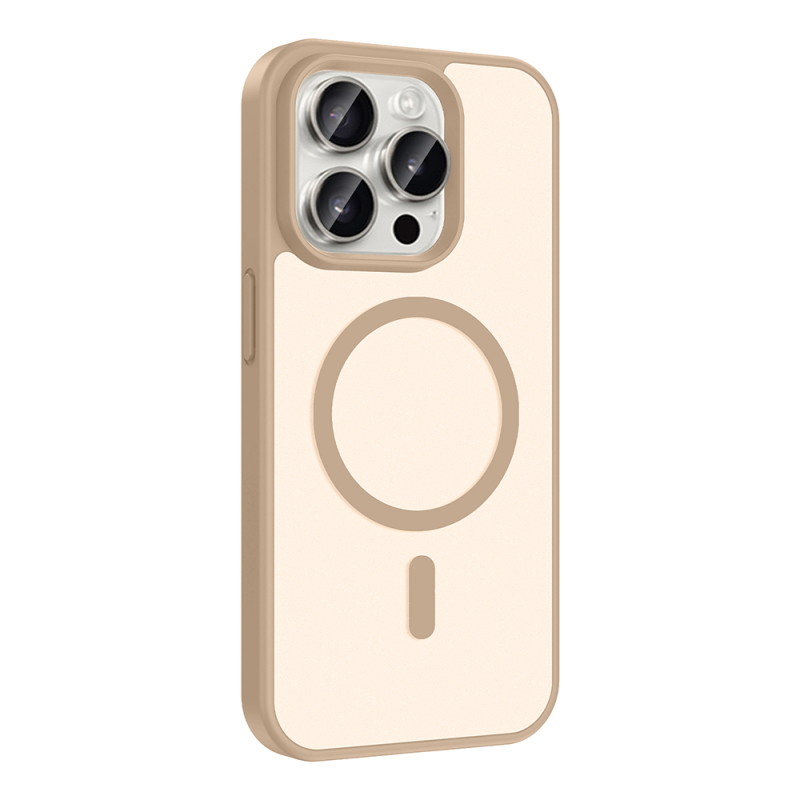 Apple iPhone 15 Pro Kılıf M-safe Şarj Özellikli Zore Babet Kapak - 14