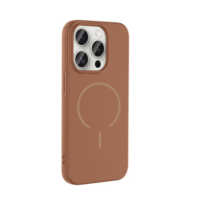 Apple iPhone 15 Pro Kılıf M-safe Şarj Özellikli Zore Meta Kapak - 10