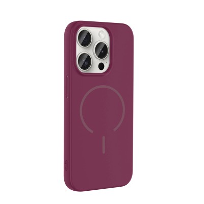 Apple iPhone 15 Pro Kılıf M-safe Şarj Özellikli Zore Meta Kapak - 13