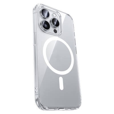Apple iPhone 15 Pro Kılıf M-safe Şarj Özellikli Airbagli Şeffaf Benks LucentPro Serisi Kapak - 18