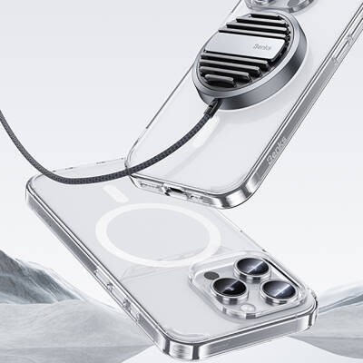 Apple iPhone 15 Pro Kılıf M-safe Şarj Özellikli Airbagli Şeffaf Benks LucentPro Serisi Kapak - 9