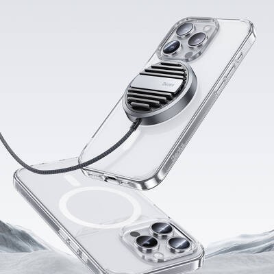 Apple iPhone 15 Pro Kılıf M-safe Şarj Özellikli Airbagli Şeffaf Benks LucentPro Serisi Kapak - 5