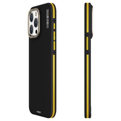 Apple iPhone 15 Pro Kılıf M-safe Şarj Özellikli YoungKit 600D Kevlar Kapak - Youngkit