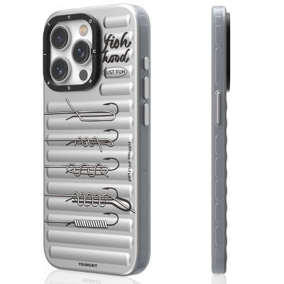 Apple iPhone 15 Pro Kılıf M-safe Şarj Özellikli Youngkit Fishing Serisi Kapak - Youngkit