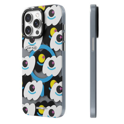 Apple iPhone 15 Pro Kılıf M-safe Şarj Özellikli Youngkit Happy View Serisi Kapak - Youngkit