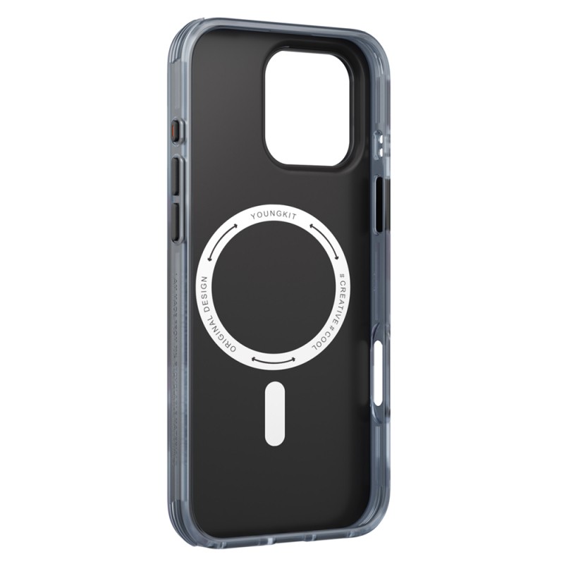 Apple iPhone 15 Pro Kılıf M-safe Şarj Özellikli Youngkit Love Serisi Kapak - 12
