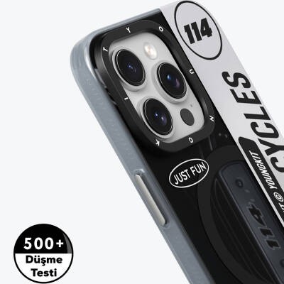 Apple iPhone 15 Pro Kılıf M-safe Şarj Özellikli Youngkit Motorcycle Legend Serisi Kapak - 11