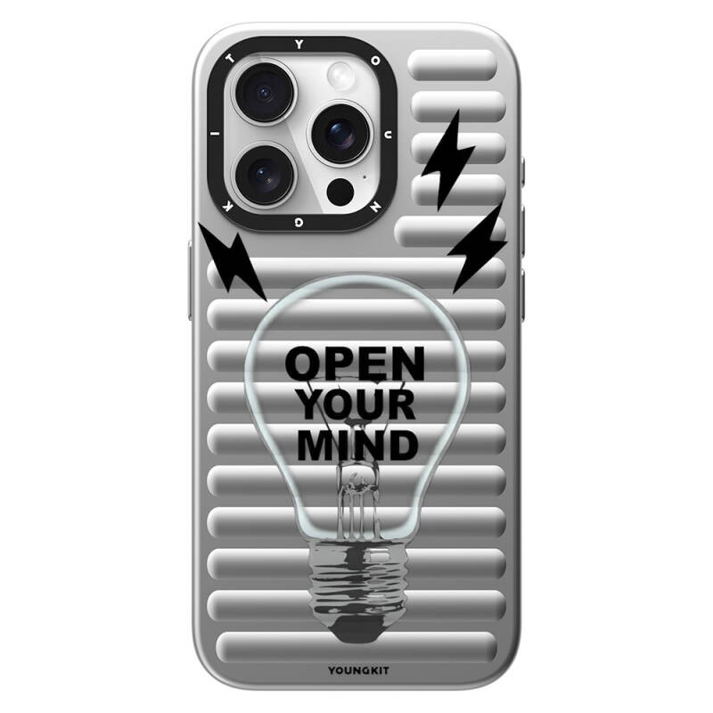Apple iPhone 15 Pro Kılıf M-safe Şarj Özellikli Youngkit Open Mind Serisi Kapak - 1