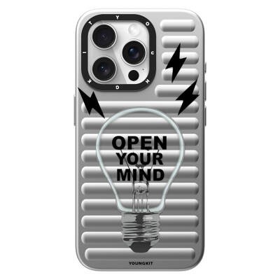 Apple iPhone 15 Pro Kılıf M-safe Şarj Özellikli Youngkit Open Mind Serisi Kapak - 2