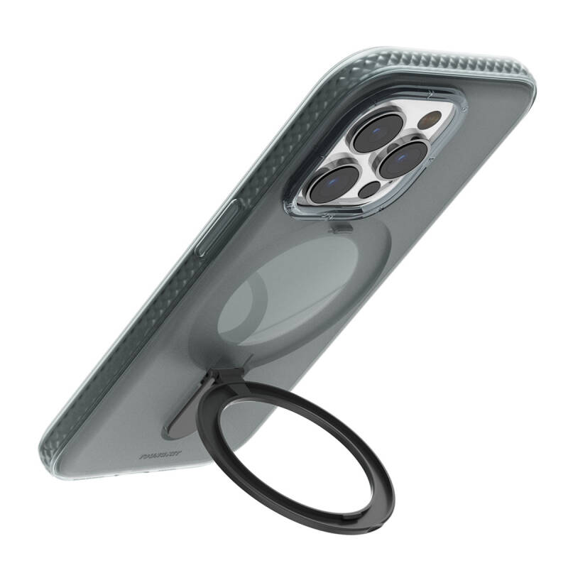 Apple iPhone 15 Pro Kılıf M-safe Şarj Özellikli Youngkit Rock Serisi Kapak - 7
