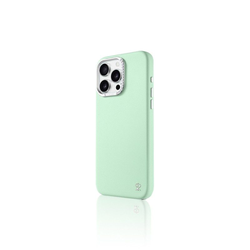 Apple iPhone 15 Pro Kılıf Suni Deri Tasarımlı Pynana Starry Serisi Kapak - 13