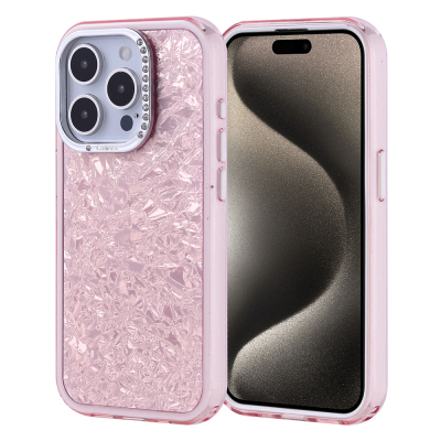 Apple iPhone 15 Pro Kılıf Taşlı Tasarımlı Zore Kapi Kapak - Zore