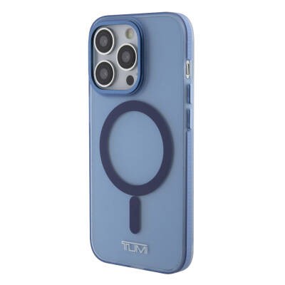 Apple iPhone 15 Pro Kılıf TUMI Orjinal Lisanslı M-safe Şarj Özellikli Buzlu Mat Kapak - 2