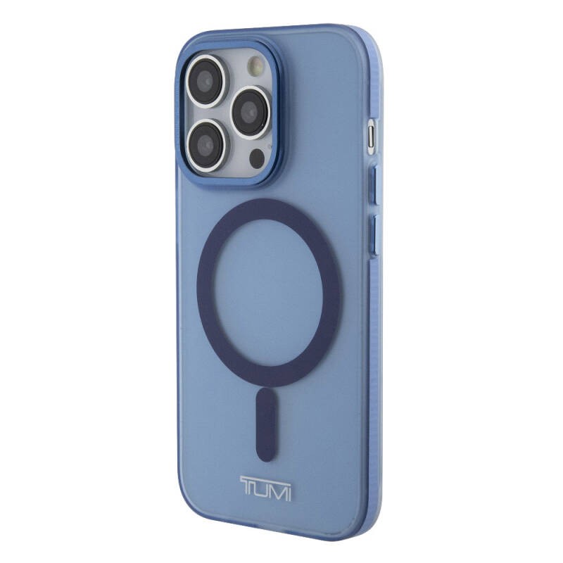 Apple iPhone 15 Pro Kılıf TUMI Orjinal Lisanslı M-safe Şarj Özellikli Buzlu Mat Kapak - 2