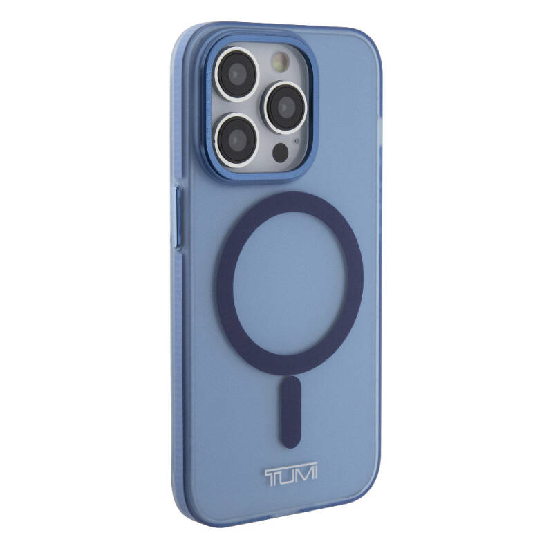 Apple iPhone 15 Pro Kılıf TUMI Orjinal Lisanslı M-safe Şarj Özellikli Buzlu Mat Kapak - 4