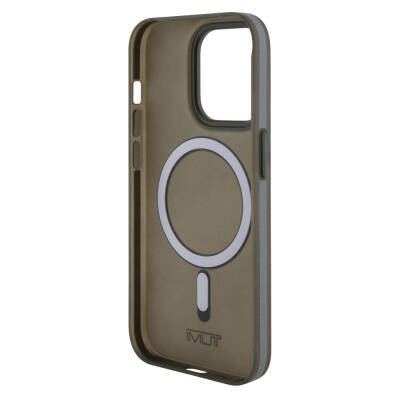 Apple iPhone 15 Pro Kılıf TUMI Orjinal Lisanslı M-safe Şarj Özellikli Buzlu Mat Kapak - 24