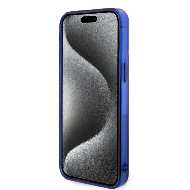Apple iPhone 15 Pro Kılıf TUMI Orjinal Lisanslı M-safe Şarj Özellikli PC TPU Çift Katmanlı Sıvı Baskılı Kapak - 5