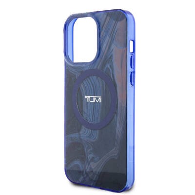 Apple iPhone 15 Pro Kılıf TUMI Orjinal Lisanslı M-safe Şarj Özellikli PC TPU Çift Katmanlı Sıvı Baskılı Kapak - 6