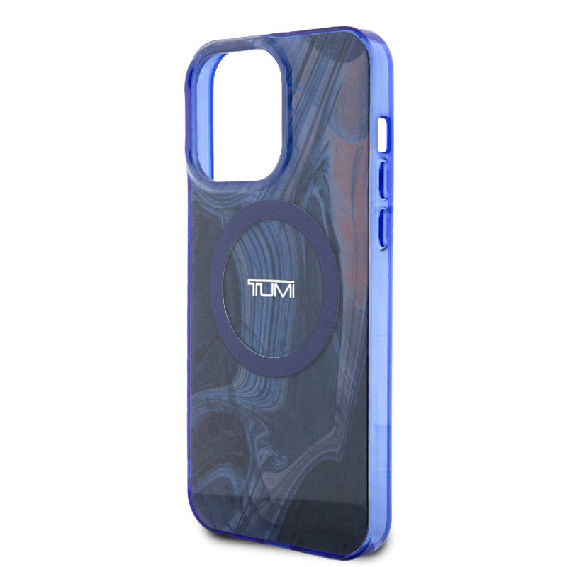 Apple iPhone 15 Pro Kılıf TUMI Orjinal Lisanslı M-safe Şarj Özellikli PC TPU Çift Katmanlı Sıvı Baskılı Kapak - 6