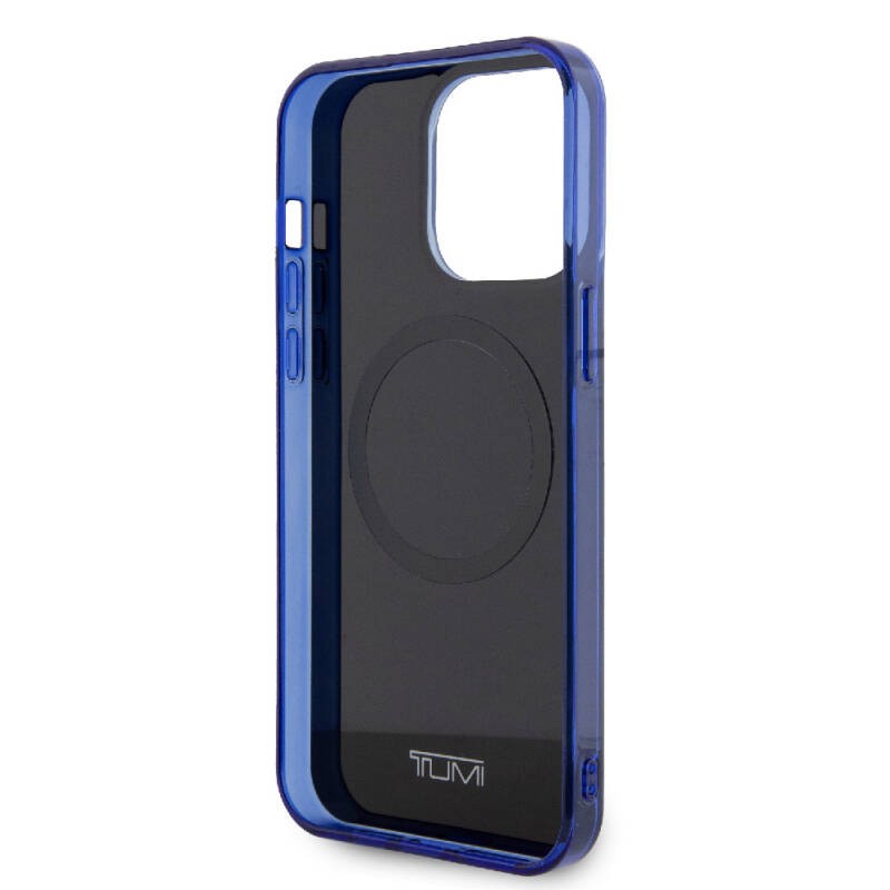 Apple iPhone 15 Pro Kılıf TUMI Orjinal Lisanslı M-safe Şarj Özellikli PC TPU Çift Katmanlı Sıvı Baskılı Kapak - 7
