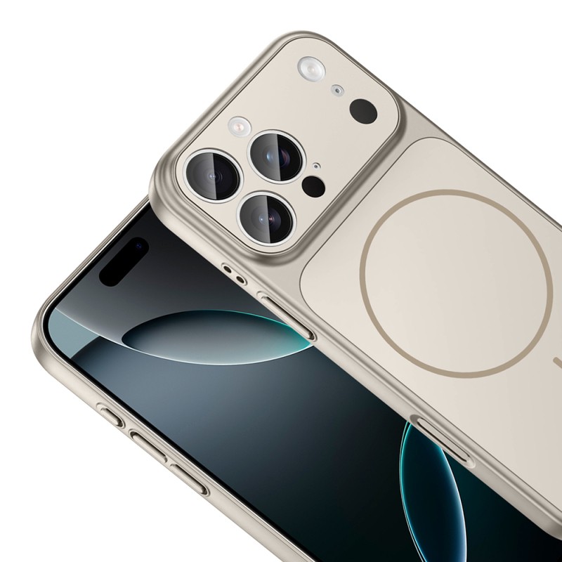 Apple iPhone 15 Pro Kılıf Zore M-Safe Şarj Özellikli Kamera Korumalı Formen Kapak - 16