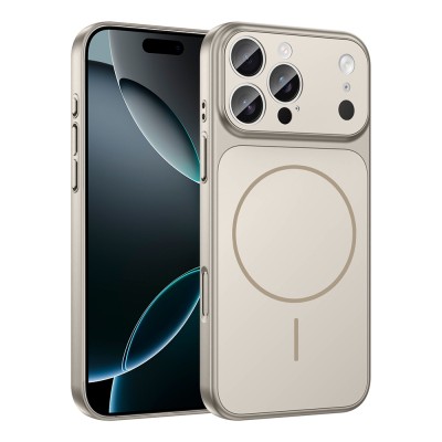 Apple iPhone 15 Pro Kılıf Zore M-Safe Şarj Özellikli Kamera Korumalı Formen Kapak - 3