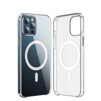 Apple iPhone 15 Pro Kılıf Zore Wireless Şarj Özellikli Şeffaf Orjin Kapak - Zore